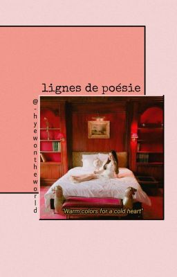 lignes de poésie; kim lip x heejin