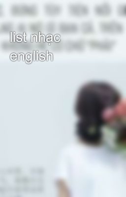 list nhạc english 