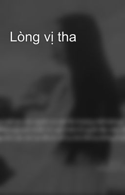 Lòng vị tha