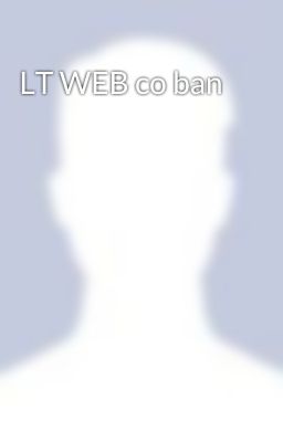 LT WEB co ban