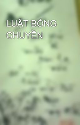 LUẬT BÓNG CHUYỀN