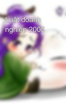 Luật doanh nghiệp 2005