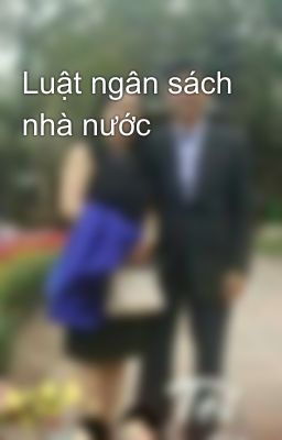 Luật ngân sách nhà nước