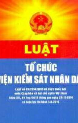 Luật Tổ chức Viện Kiểm sát nhân dân 2014