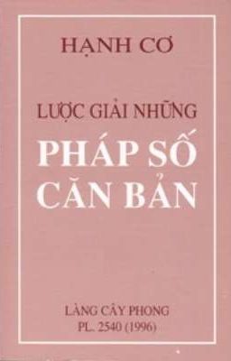 LƯỢC GIẢI NHỮNG PHÁP SỐ CƠ BẢN