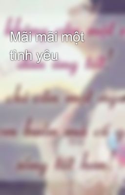 Mãi mãi một tình yêu