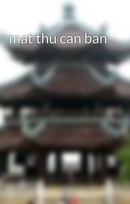 mat thu can ban