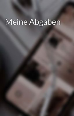 Meine Abgaben