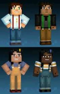 Minecraft story mode behind the scenes(my version)