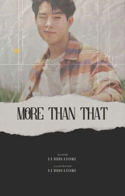 More Than That • lee jooheon