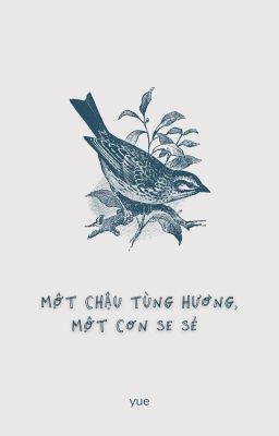 Một chậu tùng hương, một con se sẻ