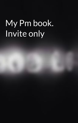 My Pm book. Invite only