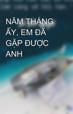 NĂM THÁNG ẤY, EM ĐÃ GẶP ĐƯỢC ANH