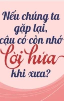 Nếu chúng ta gặp lại, anh có còn nhớ LỜI HỨA khi xưa ?