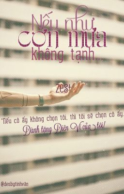 Nếu như cơn mưa không tạnh...