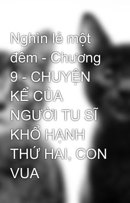 Nghìn lẻ một đêm - Chương 9 - CHUYỆN KỂ CỦA NGƯỜI TU SĨ KHỔ HẠNH THỨ HAI, CON VUA