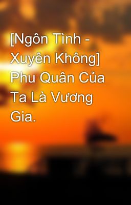 [Ngôn Tình - Xuyên Không] Phu Quân Của Ta Là Vương Gia.