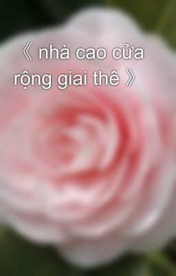 《 nhà cao cửa rộng giai thê 》