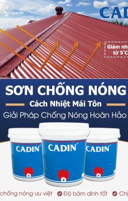 NHÀ PHÂN PHỐI SƠN CHỐNG NÓNG CADIN MÁI TÔN GIÁ TỐT