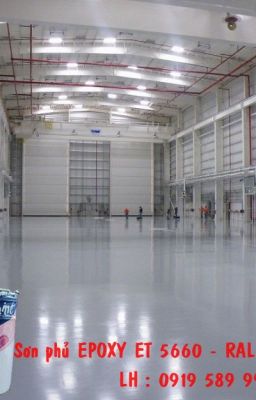 Nhà phân phối sơn epoxy kcc ET 5660 dùng cho nhà xưởng giá rẻ tại Hà Nội