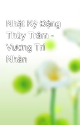 Nhật Ký Đặng Thùy Trâm - Vương Trí Nhàn