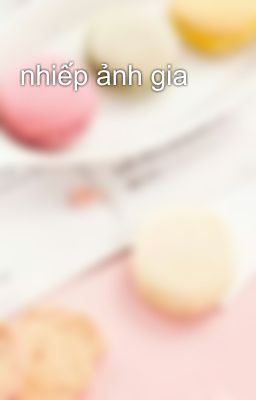 nhiếp ảnh gia