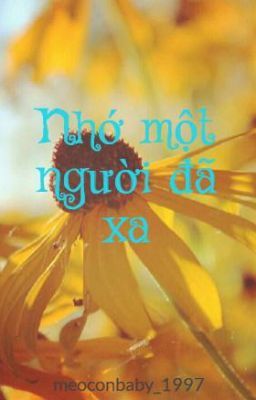 Nhớ một người đã xa