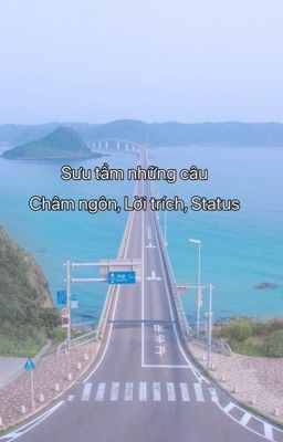 Những câu châm ngôn, status, lời trích sưu tầm được