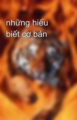 những hiểu biết cơ bản