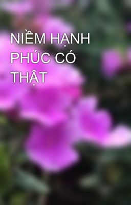 NIỀM HẠNH PHÚC CÓ THẬT