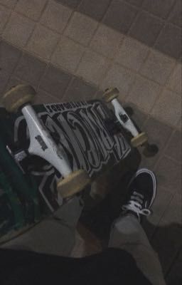 Night at skatepark 