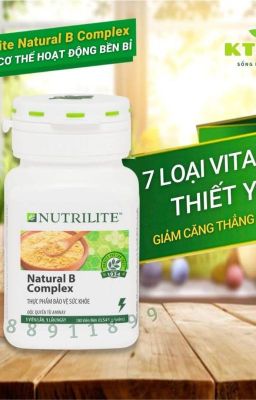 Nutrilite B Complex - vitamin B nén tổng hợp dạng viên