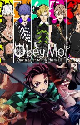 obey me x demon slayer crossover 