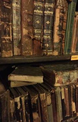 old bookshelf 