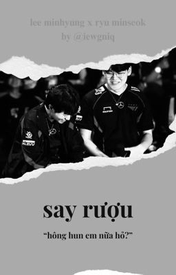 [oneshot | guria] say rượu