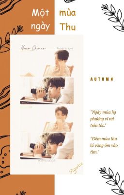 [ONESHOT] [SOONHOON] Một ngày mùa Thu