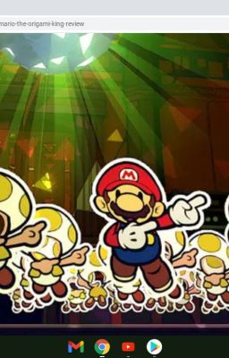 Paper Mario the Oragami King: Unfold to Glory (Paper mario tok AU)