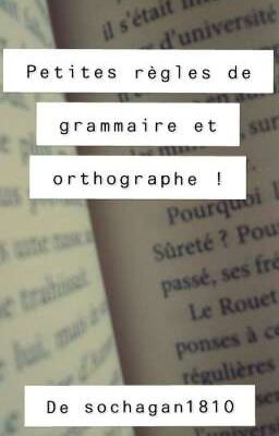 Petites règles de grammaire et orthographe !