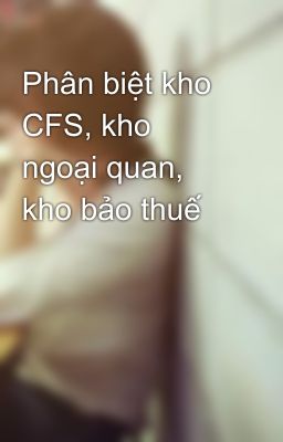 Phân biệt kho CFS, kho ngoại quan, kho bảo thuế