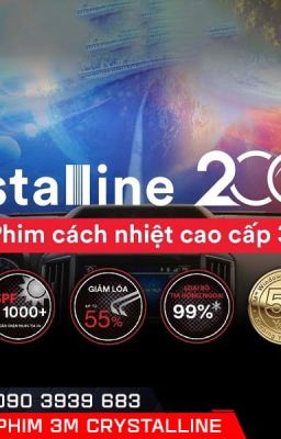 Phim cách nhiệt 3M Crystalline: Giải pháp hoàn hảo