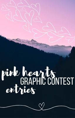 Pink hearts graphic contest entries