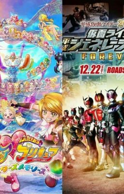 pretty cure all star reacciona a kamen rider zi-o en el mundo precure