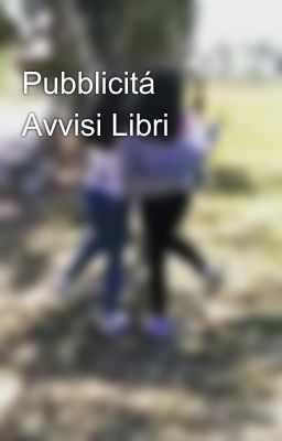 Pubblicitá Avvisi Libri