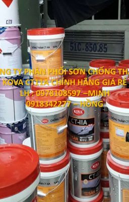 QUẬN 6 - CỬA HÀNG SƠN CHỐNG THẤM KOVA CT11A GIÁ RẺ - 0978108597 MINH