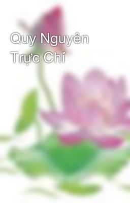 Quy Nguyên Trực Chỉ