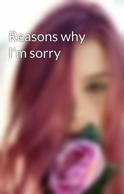 Reasons why I'm sorry