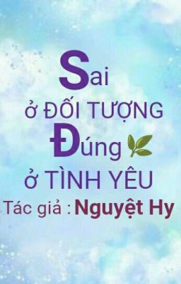 Sai Ở Đối Tượng, Đúng Ở Tình Yêu