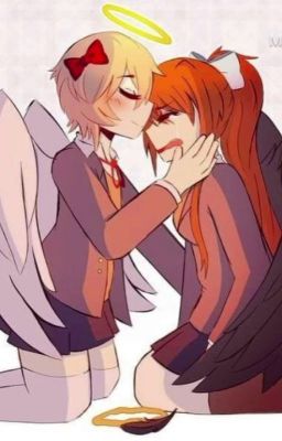 sayori x Monika angel tears