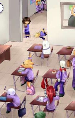 school tale(trường học undertale) 