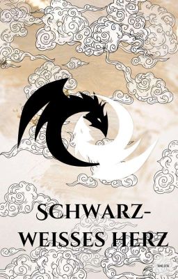 Schwarz-weißes Herz